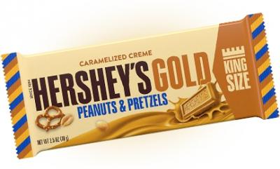 Шоколадный батончик Hershey’s Gold Peanuts & Pretzels 39 гр