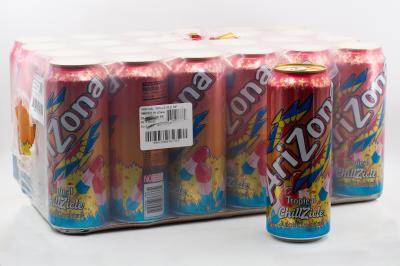 Холодный чай Arizona Tropical ChillZicle (США) 650мл ж/б